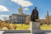 Franklin Pierce statute at Statehouse