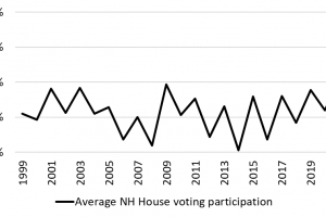 average NH House voting participation
