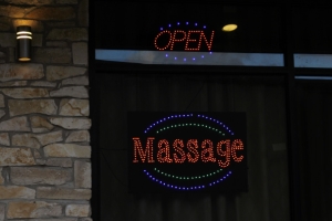 massage sign