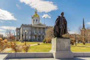 Franklin Pierce statute at Statehouse