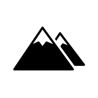 mountains tourism state parks icon