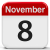 calendar vote november 8