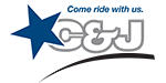 C&J Bus Lines logo
